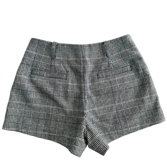 Cami NYC Matti Short Black White NEW Size 2 High Rise Wool Blend Plaid - Picture 7 of 9